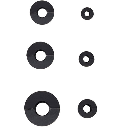 10 Tonnen Hydraulik-Ausbrechstanzen-Set, Lochschneid-Set 1/2" bis 2" (1,27 cm bis 5,1 cm), KO-Werkzeug-Sets mit 6-teiligen Stanzern, Blechstanzwerkzeuge, für Aluminium, Messing, Edelstahl, Fiberglas und Kunststoff