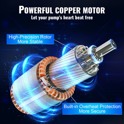 Submersible pump with deep well in stainless steel water pump 750W 230V 7.1 m³/h