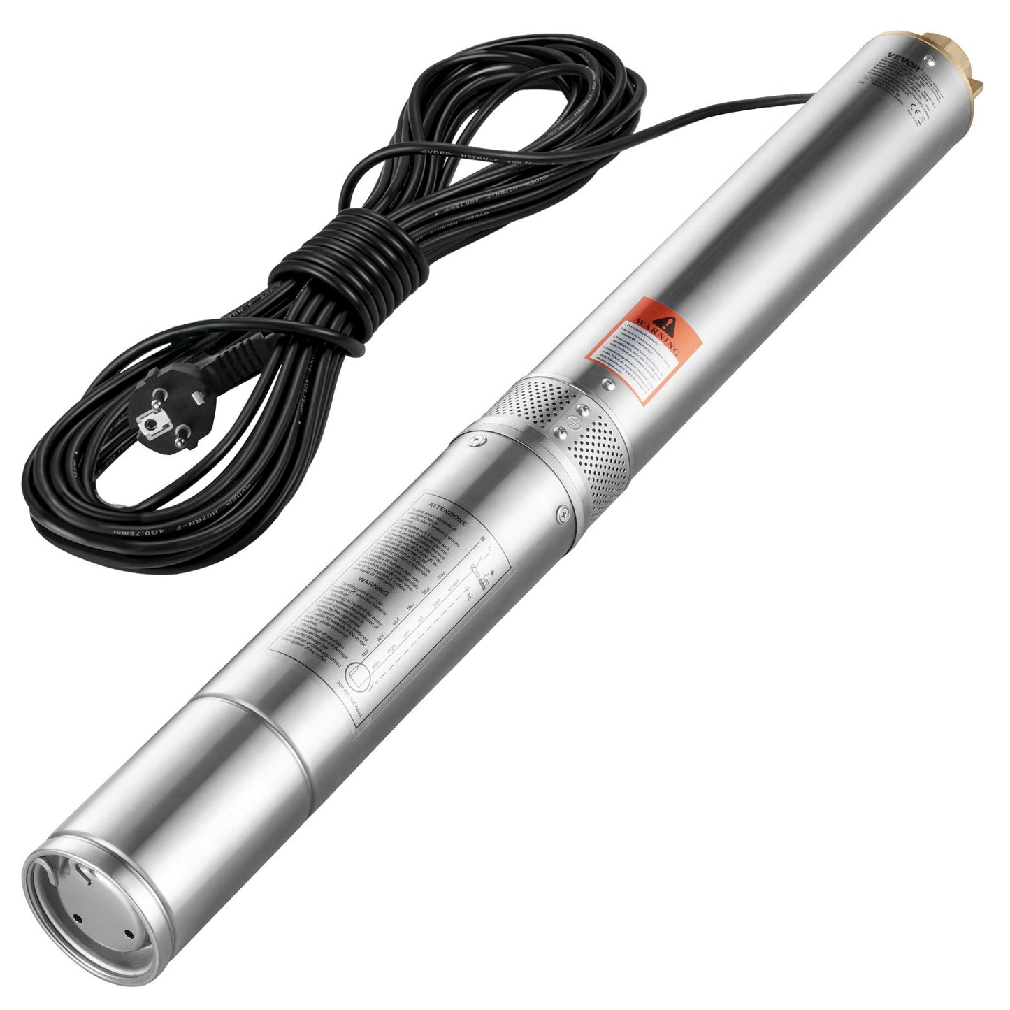Submersible pump with deep well in stainless steel water pump 750W 230V 7.1 m³/h