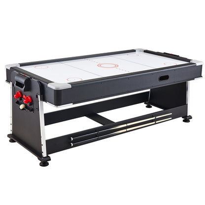 3-in-1 Rotierenden Swivel Multi Spiel Tisch Air Hockey Billard Tischtennis
