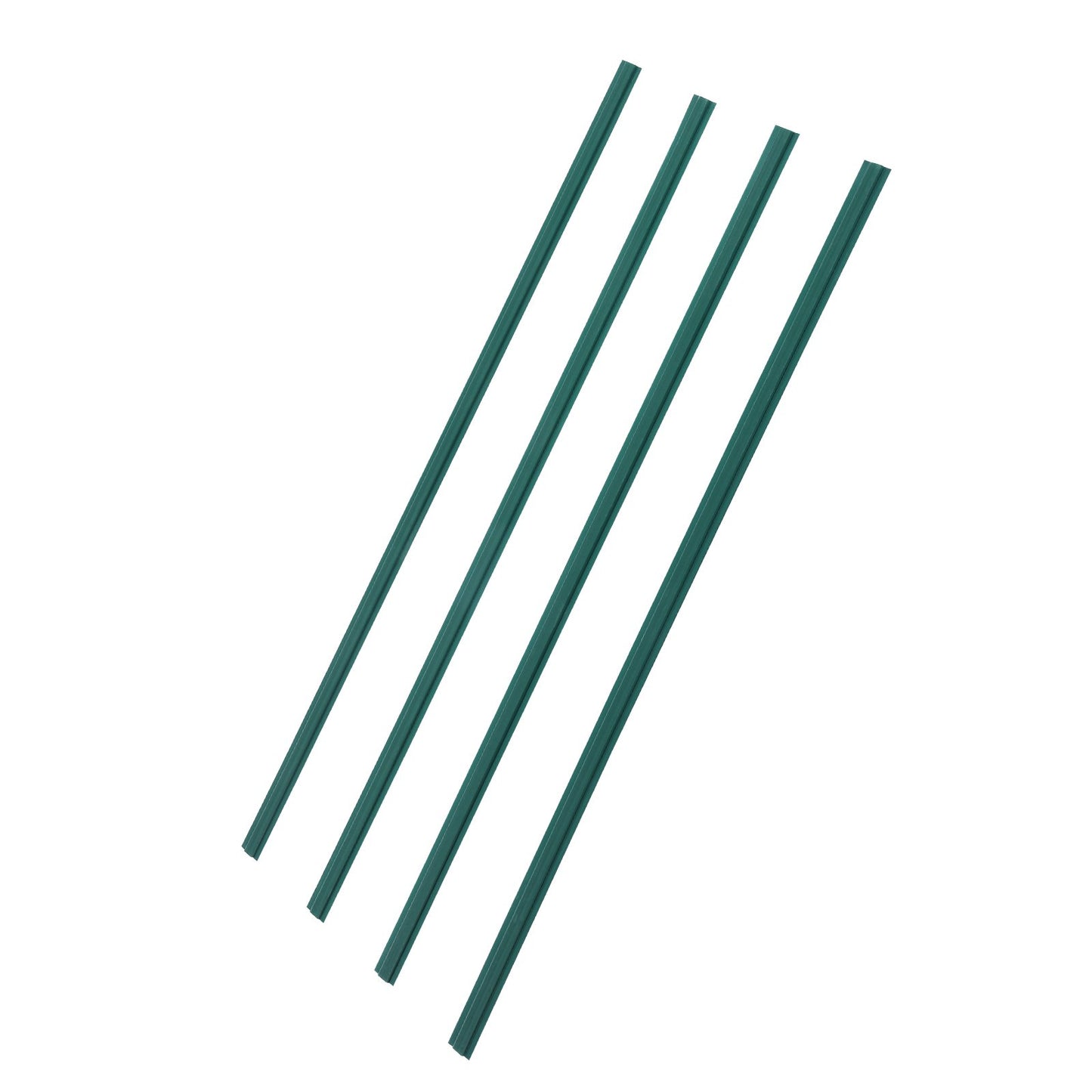 Maschendrahtzaun-Sichtschutzlamellen, Doppelwand mit Flügeln für 4' hohen Zaun