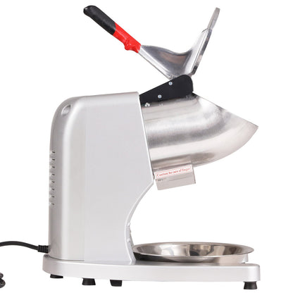 Electric Ice Crusher Machine 220LBS/Hr Snow Cone Maker Shaved Ice 300W