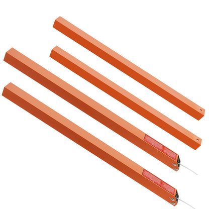 2-seitige Anhänger-Heckklappen-Hebehilfe, Tragkraft 163 kg, kompatibel mit offener Anhänger-Heckklappe und Rampe, mit Seitentasche von 25,4 bis 61 cm Höhe und Heckklappe oder Rampe von 1,2 bis 1,8 m Höhe