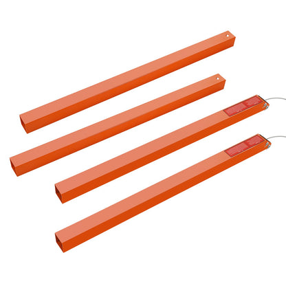 2-seitige Anhänger-Heckklappen-Hebehilfe, Tragkraft 163 kg, kompatibel mit offener Anhänger-Heckklappe und Rampe, mit Seitentasche von 25,4 bis 61 cm Höhe und Heckklappe oder Rampe von 1,2 bis 1,8 m Höhe