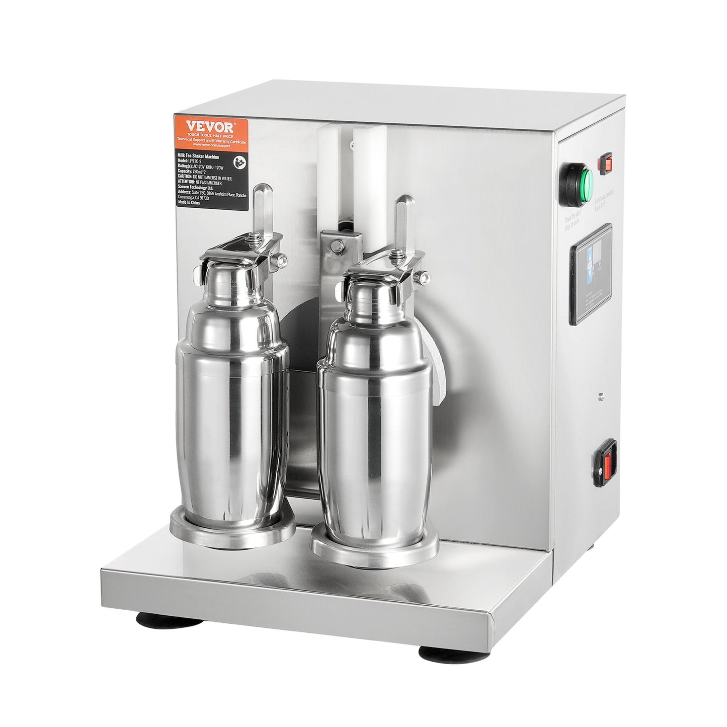Milchshake Maker Maschine 120W Elektrische Milch Tee Shaker Edelstahl Kommerziellen