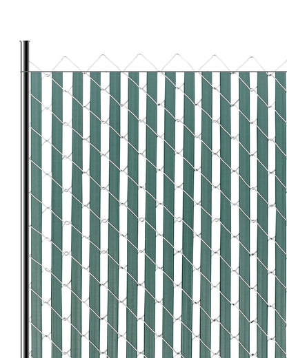 Maschendrahtzaun-Sichtschutzlamellen, doppelwandig, für 4 Fuß hohen Zaun, unteres Schloss