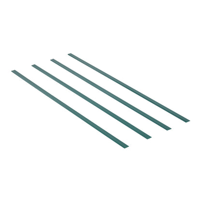 Maschendrahtzaun-Sichtschutzlamellen, doppelwandig, für 4 Fuß hohen Zaun, unteres Schloss