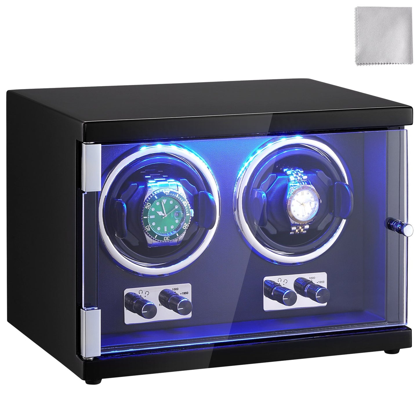 Watch Winder Dual Watch Winder for Automatic Watch with 2 Mabuchi Motors
