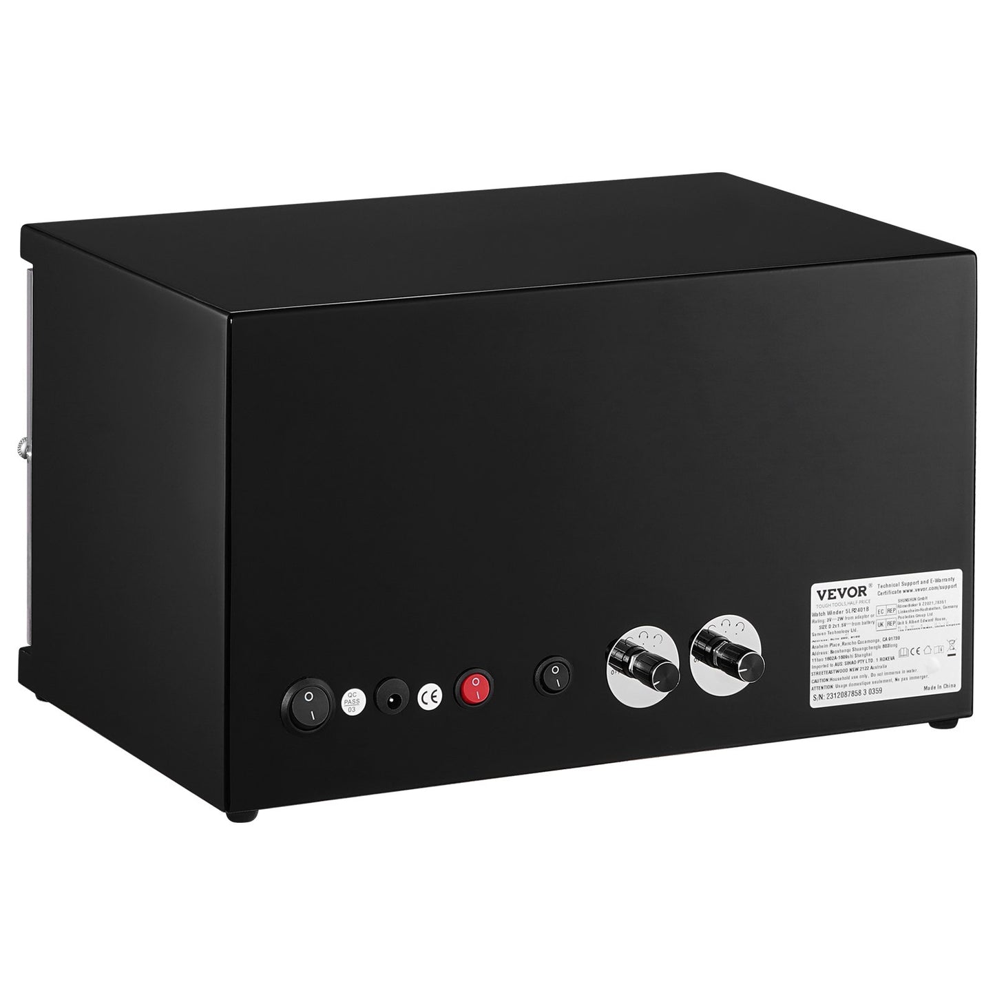 Uhrenbeweger für 4 Automatikuhren mit 2 leisen japanischen Mabuchi-Motoren