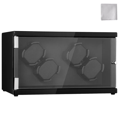 Uhrenbeweger für 4 Automatikuhren mit 2 leisen japanischen Mabuchi-Motoren