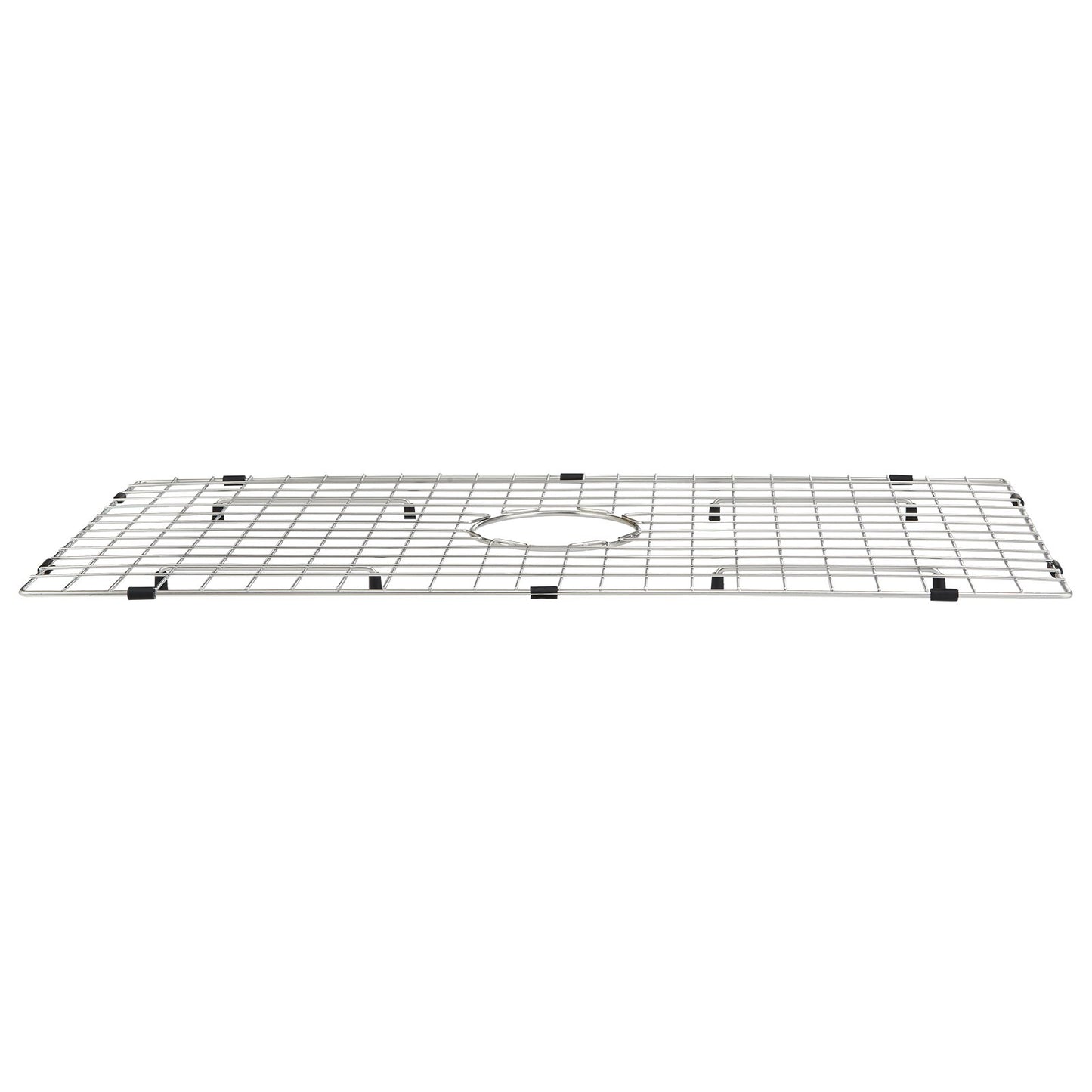 Sink Protection Grate, 28.5" x 15.6" Stainless Steel Sink Grate, Centered Drain Grate with R20 Corner Radius, Large Sink Bottom Grate, Universal Bowl Shelf Sink Accessories for Sink