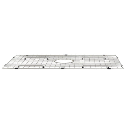 Sink Protection Grate, 28.5" x 15.6" Stainless Steel Sink Grate, Centered Drain Grate with R20 Corner Radius, Large Sink Bottom Grate, Universal Bowl Shelf Sink Accessories for Sink