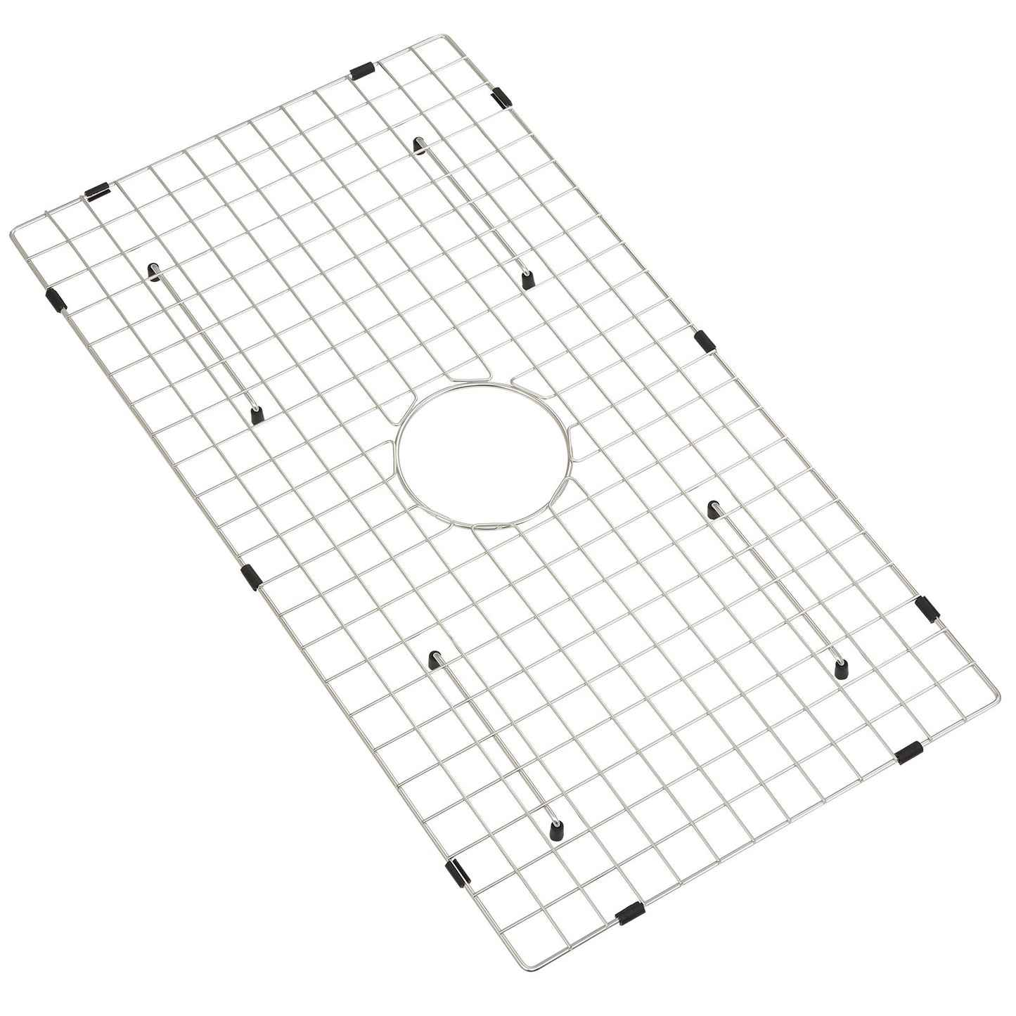 Sink Protection Grate, 28.5" x 15.6" Stainless Steel Sink Grate, Centered Drain Grate with R20 Corner Radius, Large Sink Bottom Grate, Universal Bowl Shelf Sink Accessories for Sink