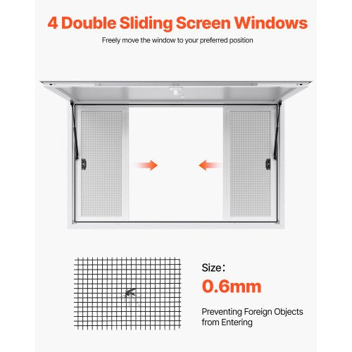152x92 cm Servierkiosk für Imbisswagen, Markise
