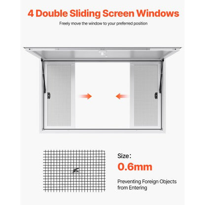 152x92 cm Servierkiosk für Imbisswagen, Markise