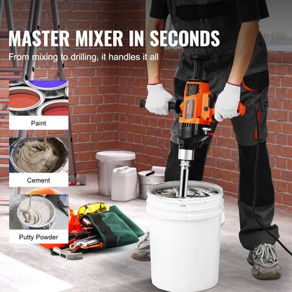 Core Drilling Machine 0.8-7.1 Inch Dia 2600W Handheld Core Drilling Rig For Mixing