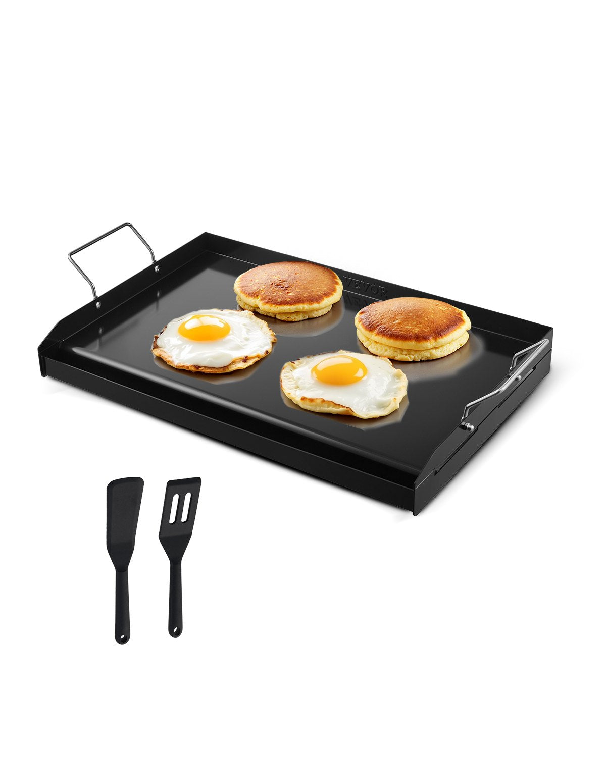 24x16 in Flat Top Griddle Carbon Steel Universal BBQ Grill Pan Kochgeschirr