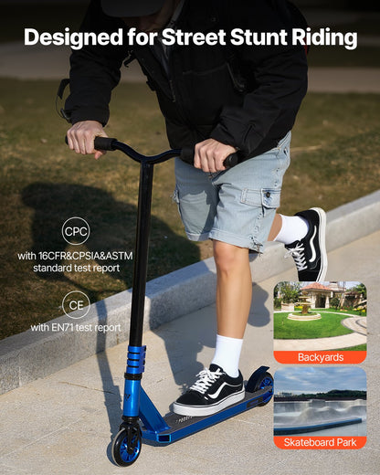 Stunt-Scooter Street Trick Scooter für Kinder und Erwachsene, Doppelschicht-Reifen