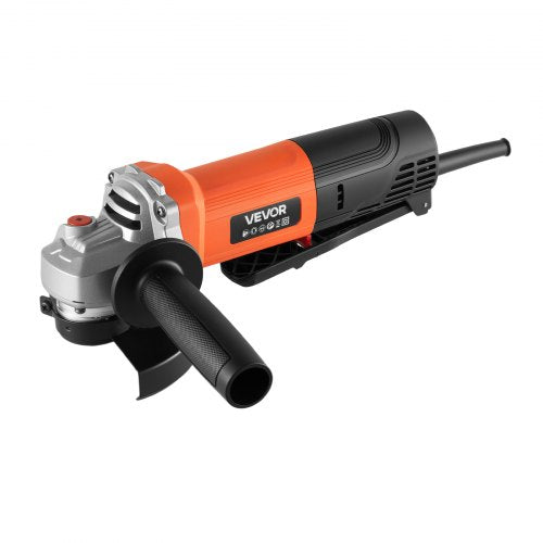Angle Grinder, 4-1/2" Electric Grinder Power Tool, 8Amps 12000RPM High-Speed Corded Angle Grinders with 230° Adjustable Dust Guard for Metal Grinding, Cutting, Rust Removal (Disc Not Included)