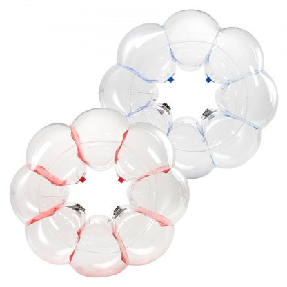 2-pack 4FT/1.2M Uppblåsbara Bumperbollar PVC Body Sumo Zorbboll Utomhus |  EU