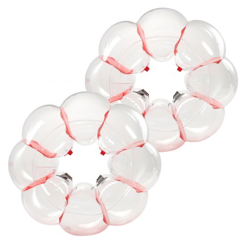 2er-Pack 3FT/0,9M Aufblasbare Bumper Balls PVC Body Sumo Zorb Ball Outdoor | EU