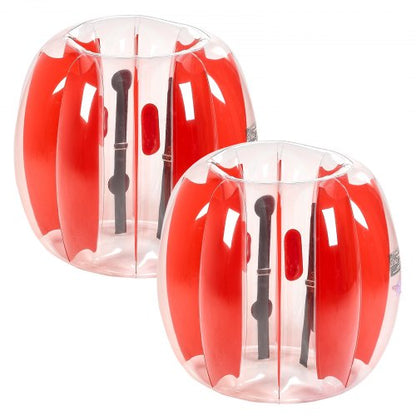 2er-Pack 3FT/0,9M Aufblasbare Bumper Balls PVC Body Sumo Zorb Ball Outdoor | EU