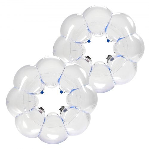 2er-Pack 3FT/0,9M Aufblasbare Bumper Balls PVC Body Sumo Zorb Ball Outdoor | EU