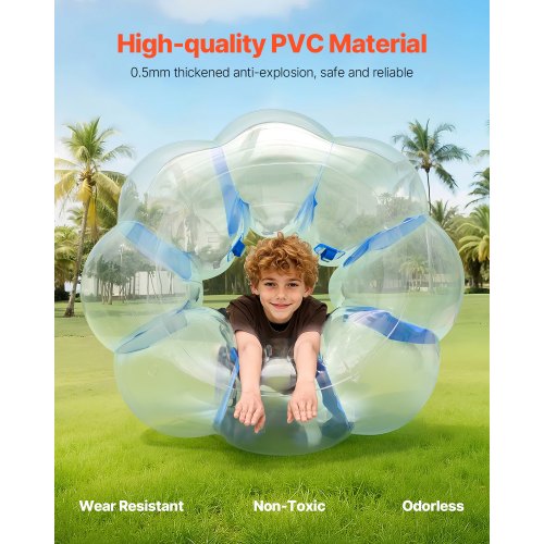4FT/1,2M Aufblasbare Bumper Balls PVC Körper Sumo Zorb Ball Outdoor Spiele | EU