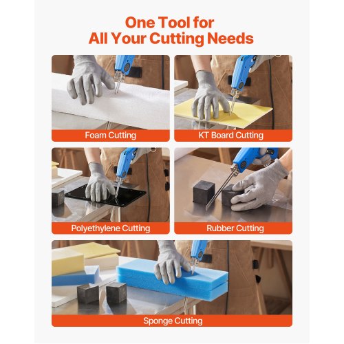 Skumskärare med het kniv 200W 50℉ - 500℉ elektriskt skumskärverktygssats |  EU