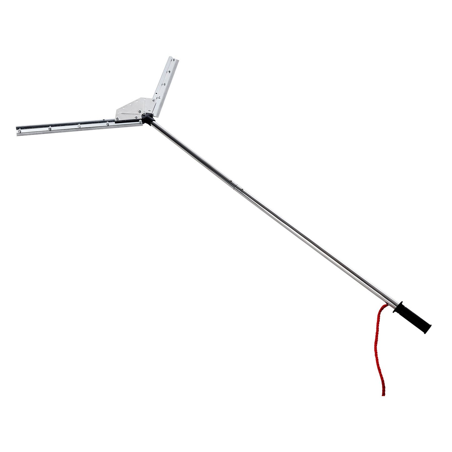 Lake Weed Cutter, Pond Aquatic Plant Cutting Tool with 37 in Max. Cut Width, Sharp and Heavy-Duty Steel Blades, Pond Rake with 30 ft Throw Rope, for Cattail, Phragmites, Lilly Pads & Chara