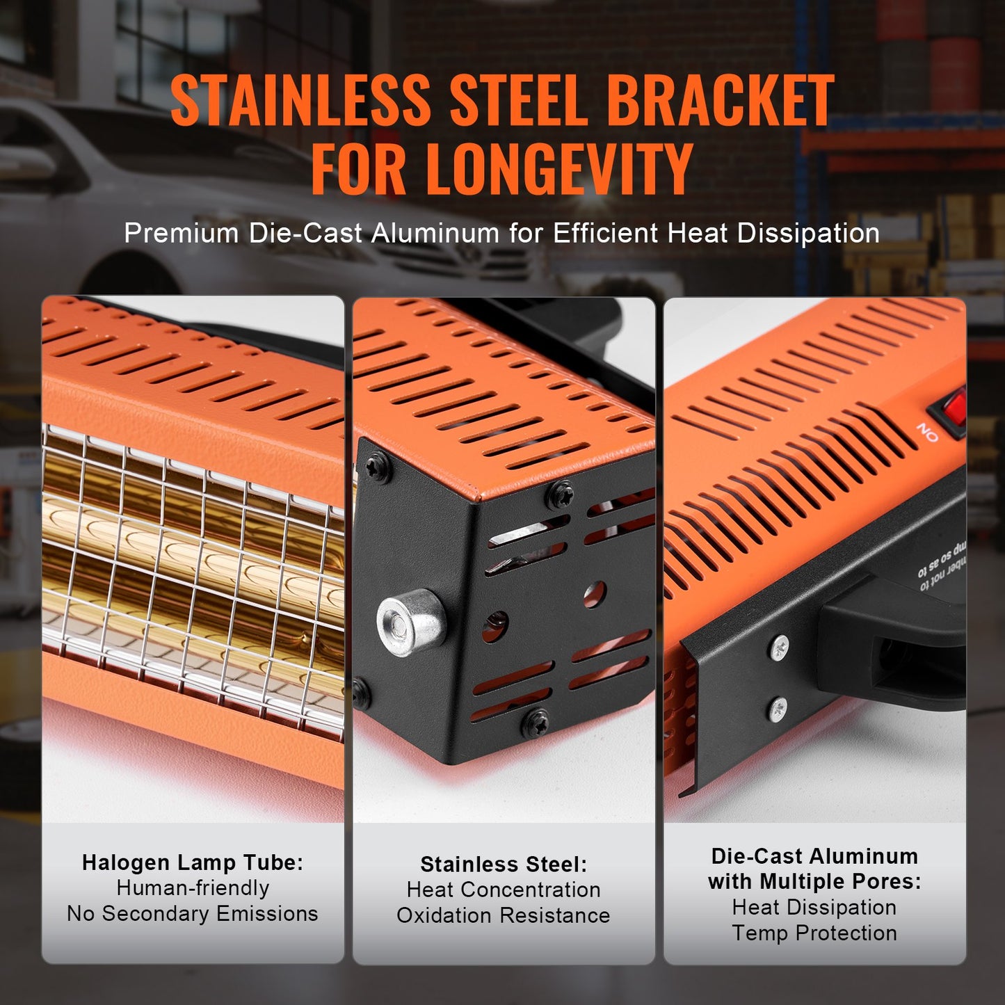 Infraröd färghärdningslampa Handhållen 1000W för automatisk kroppstorkning