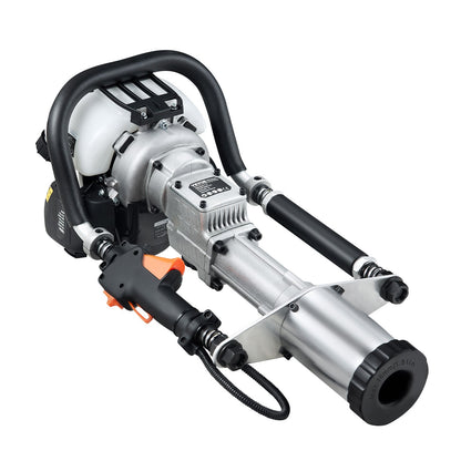 37,77 ccm Benzinbetriebener T-Pfostentreiber, 4-Takt-Zaunpfostentreiber mit 3 Köpfen