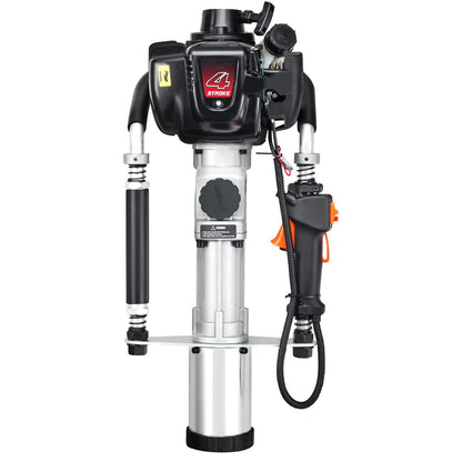 37,77 ccm Benzinbetriebener T-Pfostentreiber, 4-Takt-Zaunpfostentreiber mit 3 Köpfen