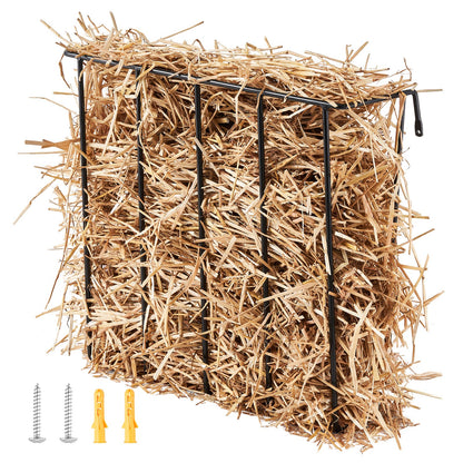 Livestock hay feeder 24 gallon wall mounted goat hay rack for horses