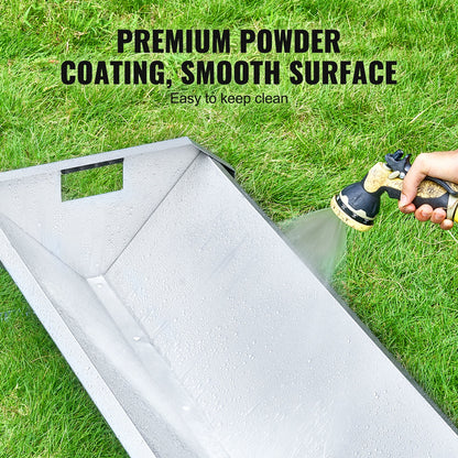 Livestock Feeding Trough 22 Gallon Capacity 45" Goat Feeder for 10 Sheep