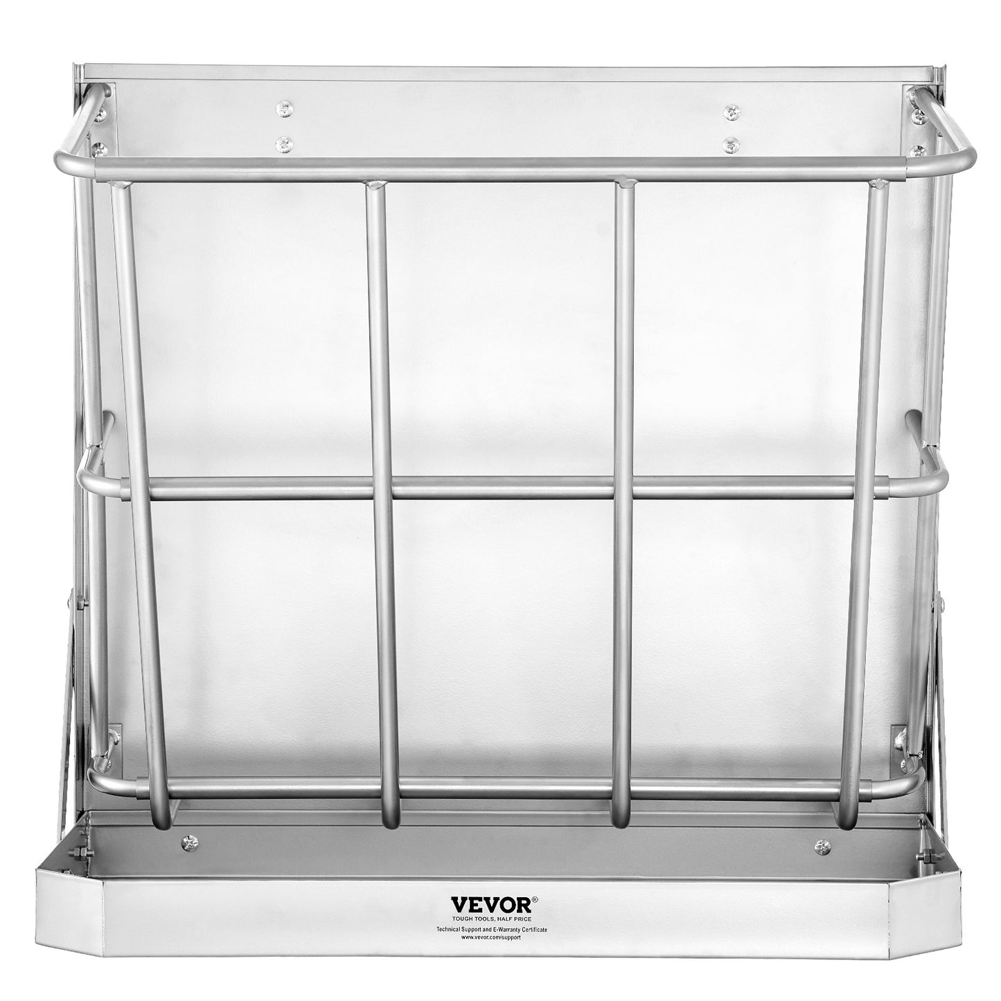 Wall Mounted Goat Hay Feeder 2 in 1 Hay and Grain Feeder 21 Gallons