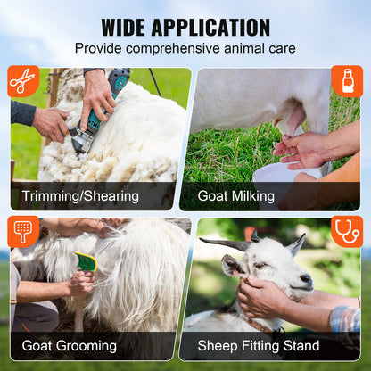 Rinderpflegeständer Ziegenpflegeständer mit Nasenschlaufe