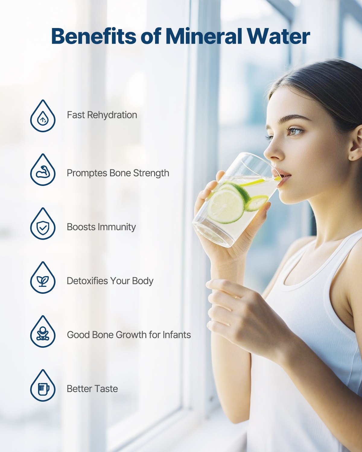 Remineralization Filter Under Sink Water Filter Replacement 1100 Gallons