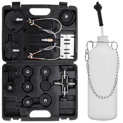 60psi Pneumatic Air Pressure Bleed Garage Brake &amp; Clutch Bleed Kit 5L Capacity