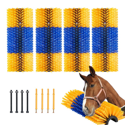 Livestock Scratching Brush 4pcs Itch Relief Horse Scratcher Brush 20 inch