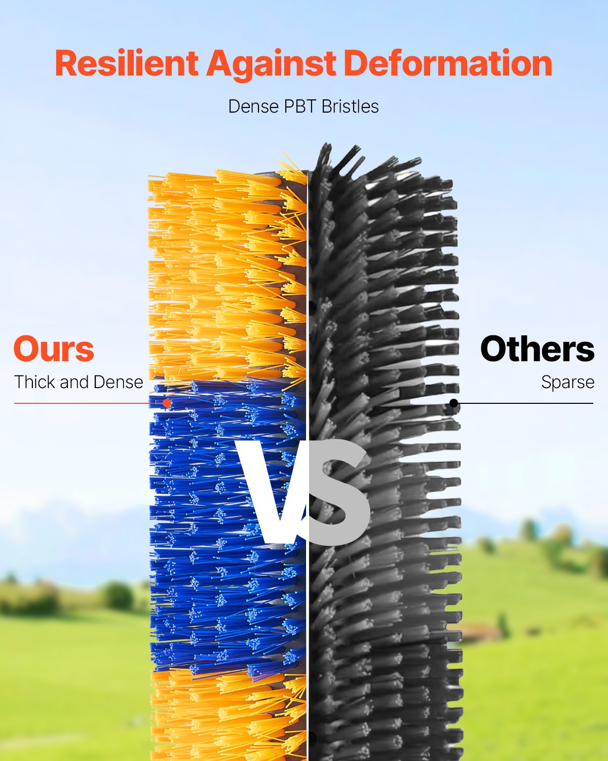 Cattle Scratching Brush 2pcs Itch Relief Horse Scratcher Brush 17.1 inch