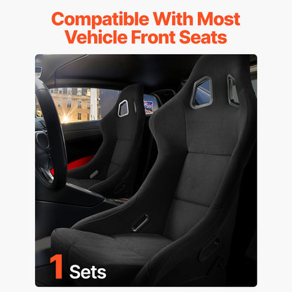 1 Set Rennsitz Integrierter Rennstuhl mit Veloursstoff &amp; Schieber