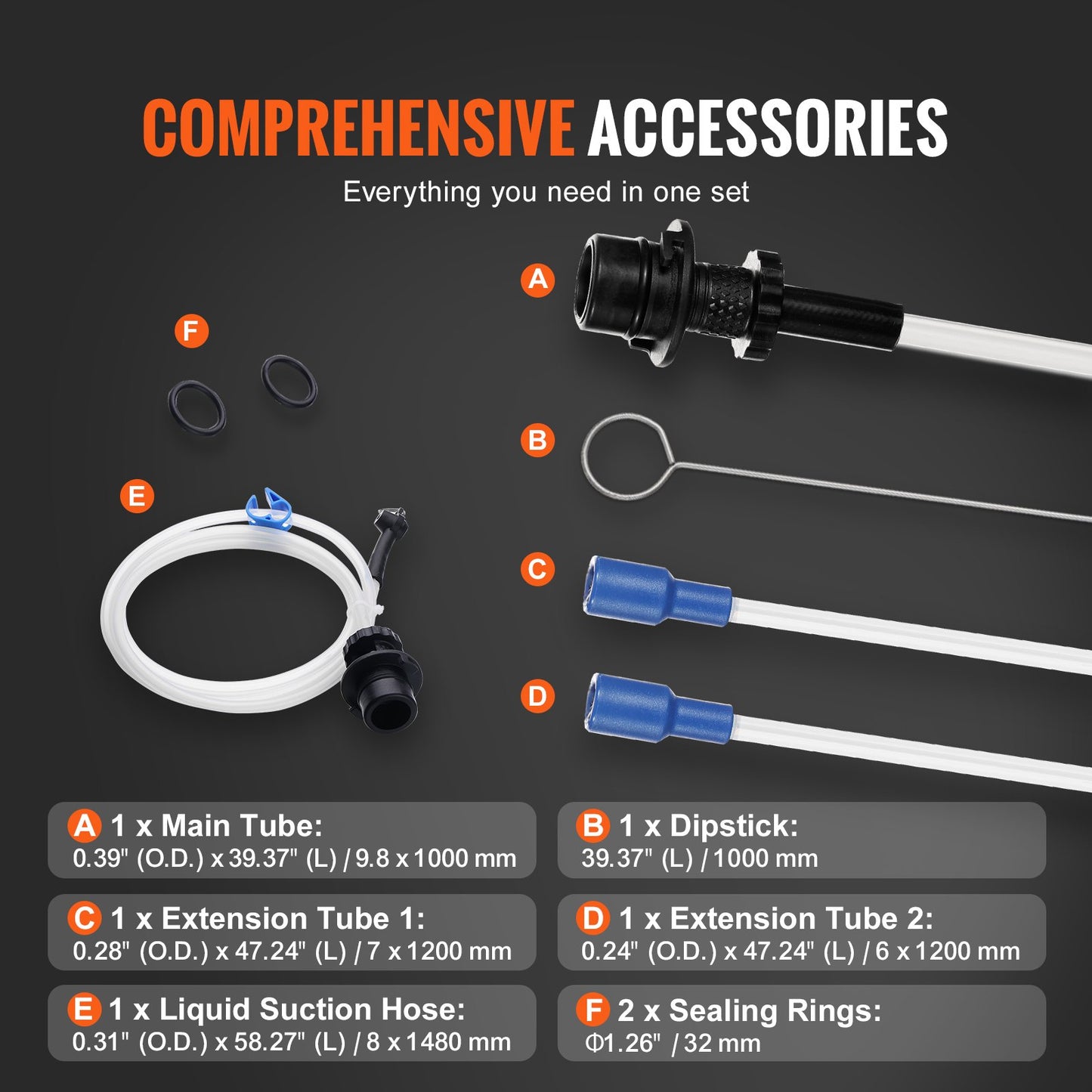 Flüssigkeitsabsauger, 4 Gallonen (15 Liter), pneumatischer/manueller Ölwechsler, Vakuum-Flüssigkeitsabsauger mit Ölmessstab und Saugschlauch, Ölabsauger-Wechslerpumpe zum Vakuumabsaugen von Fahrzeugflüssigkeiten