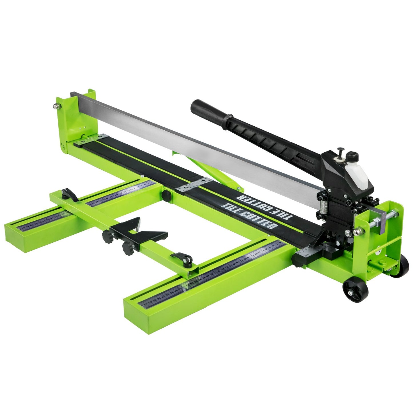 Tile Cutter 31.5 Inch Manual Tile Cutter 1.4 Inch Tile Cutter Ceramic Porcelain Cutter with Laser Guide All Steel Frame and Bonus Spare Cutting Wheel Tile Cutter Hand Tools
