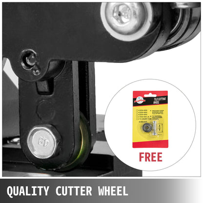 Tile Cutter 31.5 Inch Manual Tile Cutter 1.4 Inch Tile Cutting Machine Ceramic Porcelain Tile Cutter with Laser Guide All-Steel Frame and Bonus Spare Cutter Wheels Tile Cutter Hand Tool