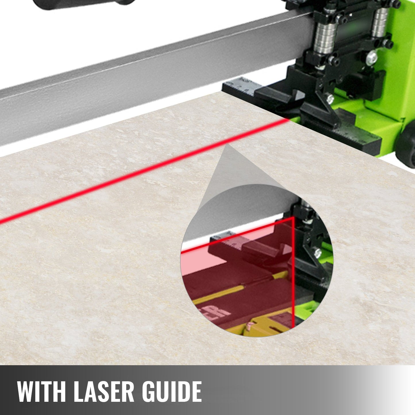 Tile Cutter 31.5 Inch Manual Tile Cutter 1.4 Inch Tile Cutting Machine Ceramic Porcelain Tile Cutter with Laser Guide All-Steel Frame and Bonus Spare Cutter Wheels Tile Cutter Hand Tool