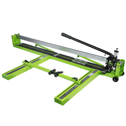 Tile Cutter 47 Inch Manual Tile Cutter 1.4 Inch Tile Cutting Machine Ceramic Porcelain Cutter with Laser Guide Full Steel Frame and Bonus Spare Cutting Wheel Tile Cutter Hand Tools