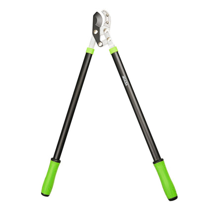 Loppers for Tree Trimming, 32 inch Garden Anvil Trimmer with Compound Action, Sharp Steel Blade, Heavy Duty Tree Branch Cutter Up to 2 inch Dia Cut Capacity, Ergonomically Designed Handles