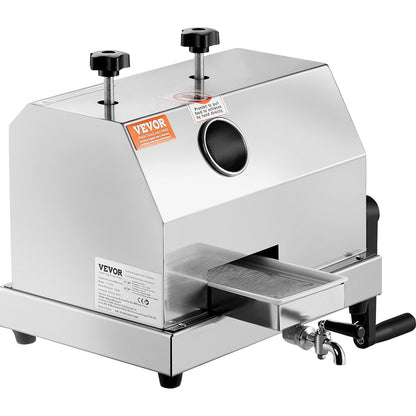 Kommersiell sockerrörsjuicermaskin 110LBS/H Utgång 3 rullar 2,4" inlopp