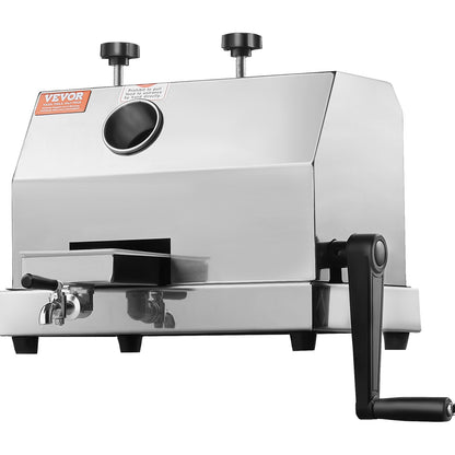 Kommersiell sockerrörsjuicermaskin 110LBS/H Utgång 3 rullar 2,4" inlopp